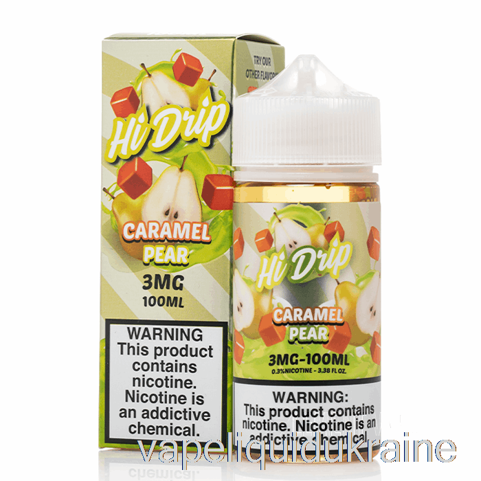 Vape Ukraine Caramel Pear - Hi-Drip E-Liquids - 100mL 3mg